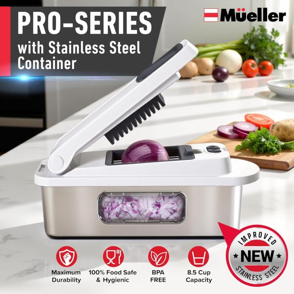 Mueller Mandoline Slicer Stainless Steel Vegetable Chopper-1