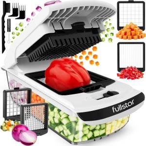 Fullstar Vegetable Chopper Stainless Steel Dishwasher Safe-0