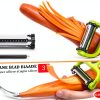 Gannk 3-in-1 Vegetable Peeler Stainless Steel-2