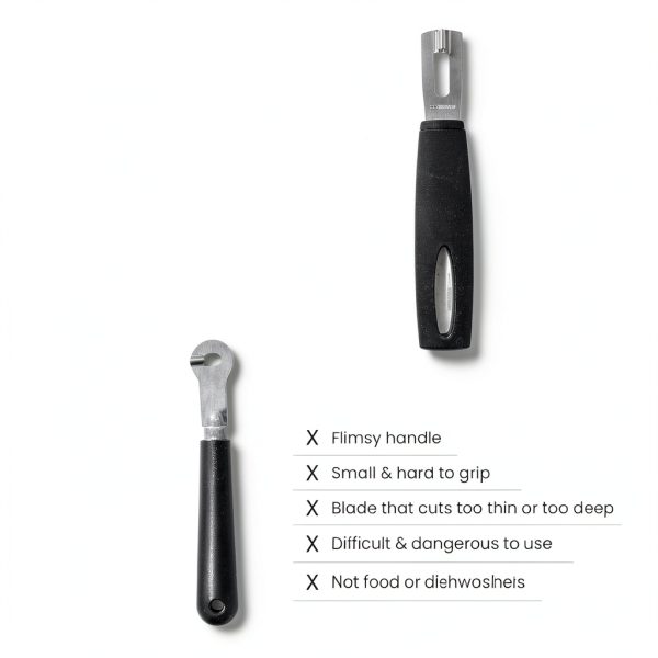 Channel Knife A Bar Above Garnishing Tool Stainless Steel-3