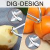 Leaflai Y Shape Peeler Stainless Steel Ergonomic Kitchen-3