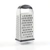 OXO Box Grater Stainless Steel Kitchen Grater Black-4