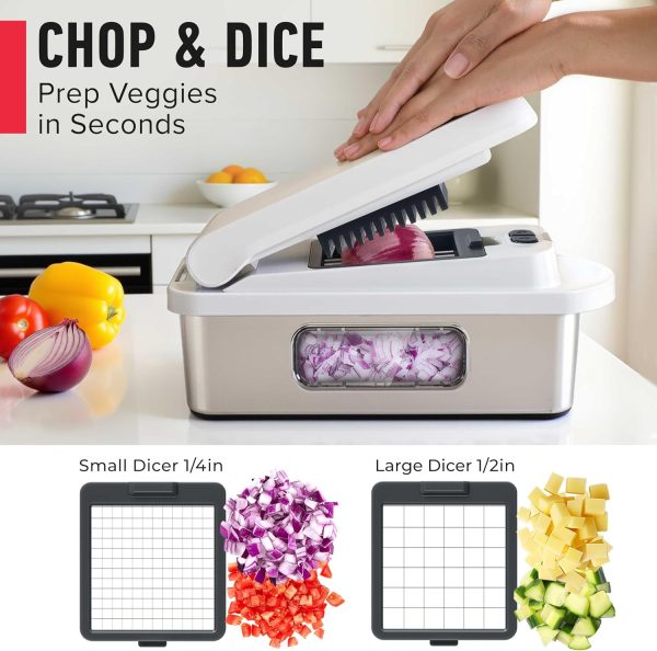 Mueller Mandoline Slicer Stainless Steel Vegetable Chopper-3