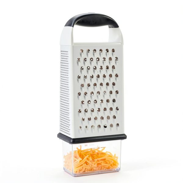 OXO Box Grater Stainless Steel Kitchen Grater Black-2