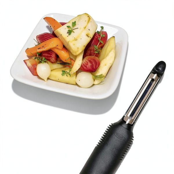 OXO Swivel Peeler Stainless Steel Blade Non Slip Handle-2