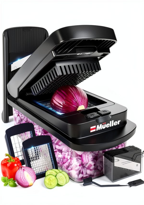 Mueller Mandoline Slicer Stainless Steel Kitchen Chopper-0