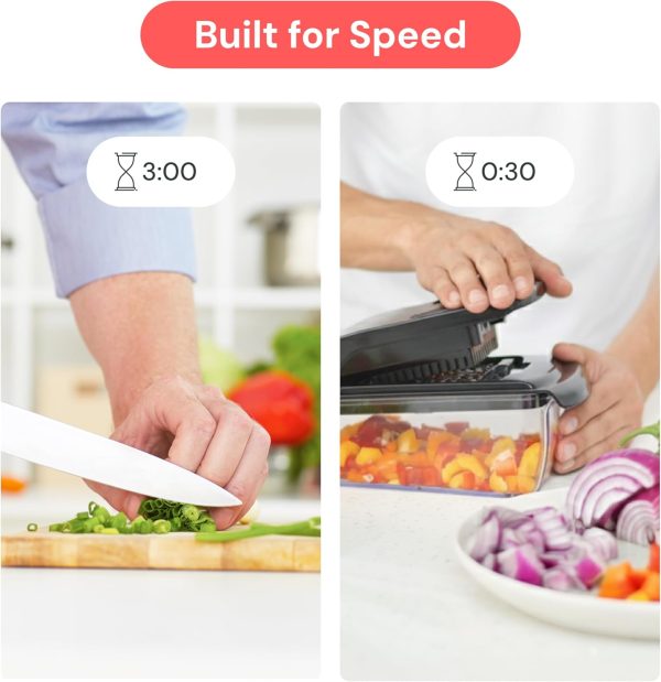 Fullstar Vegetable Chopper Stainless Steel Dishwasher Safe-2