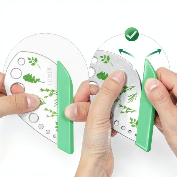 Luxiv Herb Stripper Stainless Steel Kitchen Tool-6