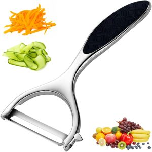 Leaflai Y Shape Peeler Stainless Steel Ergonomic Kitchen-0