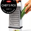 OXO Box Grater Stainless Steel Kitchen Grater Black-1