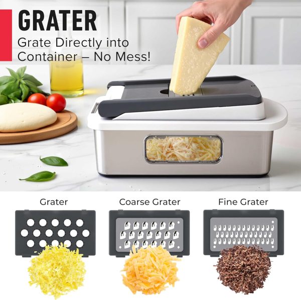 Mueller Mandoline Slicer Stainless Steel Vegetable Chopper-4
