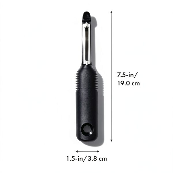OXO Swivel Peeler Stainless Steel Blade Non Slip Handle-5