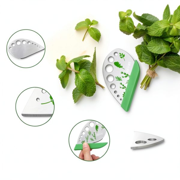 Luxiv Herb Stripper Stainless Steel Kitchen Tool-2