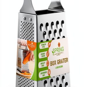 Stainless Steel Kitchen Grater Spring Chef-0