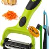 Gannk 3-in-1 Vegetable Peeler Stainless Steel-0