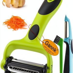 Gannk 3-in-1 Vegetable Peeler Stainless Steel-0
