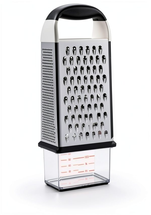 OXO Box Grater Stainless Steel Kitchen Grater Black-7
