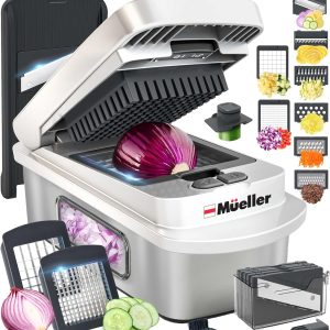 Mueller Mandoline Slicer Stainless Steel Vegetable Chopper-0