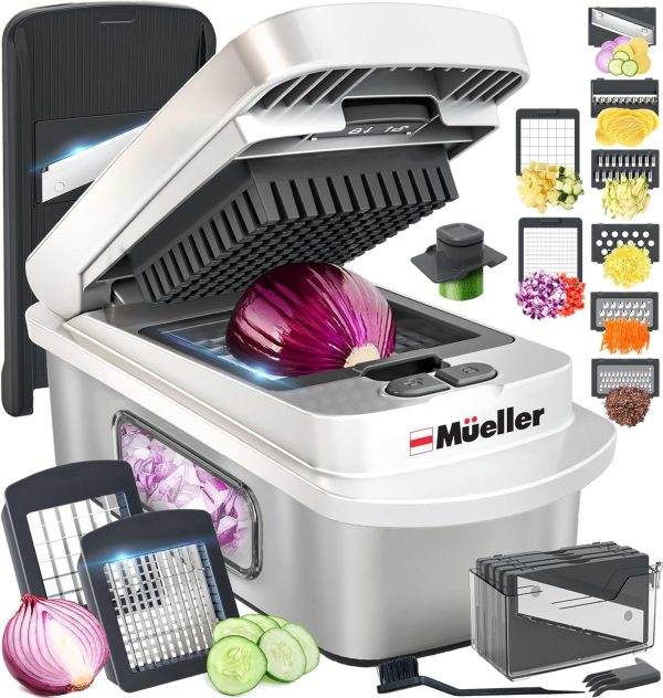 Mueller Mandoline Slicer Stainless Steel Vegetable Chopper-0