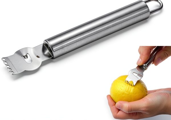 Lxnoap Stainless Steel Lemon Zester Kitchen Tool-1