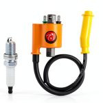 MOTO1988 Coil Kit for Honda ATV 2009-2013 TRX420F Cap and Spark Plug-0