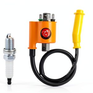MOTO1988 Coil Kit for Honda ATV 2009-2013 TRX420F Cap and Spark Plug-0