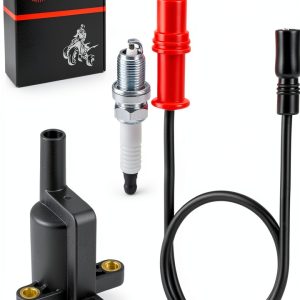 MOTO1988 Ignition Coil for Polaris Ranger 4x4 with Cap and Spark Plug-0