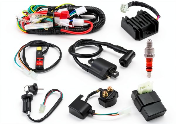 ATV Wiring Harness Kit amavoler 8‑Piece System for 150‑250CC Quad-0