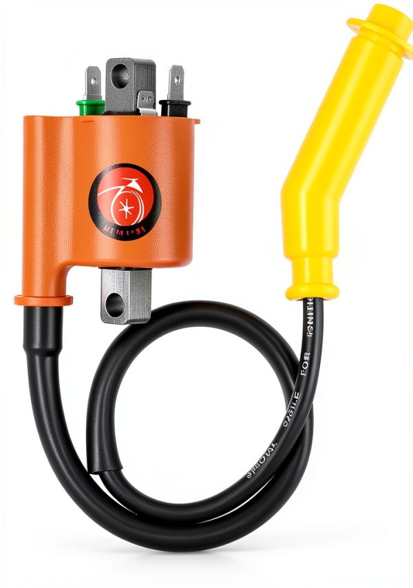 MOTO1988 Coil Kit for Honda ATV 2009-2013 TRX420F Cap and Spark Plug-5