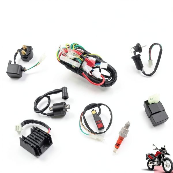 ATV Wiring Harness Kit amavoler 8‑Piece System for 150‑250CC Quad-1