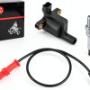 MOTO1988 Ignition Coil for Polaris Ranger 4x4 with Cap and Spark Plug-4