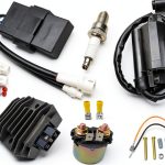 QINLANAP ATV Ignition Coil for Kawasaki Bayou 300 21119-1302 Machined-0