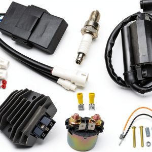 QINLANAP ATV Ignition Coil for Kawasaki Bayou 300 21119-1302 Machined-0