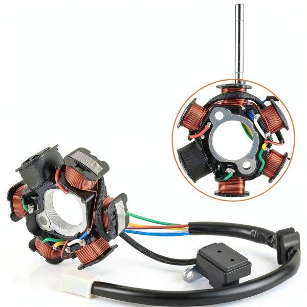 LK LEAPING KNIGHT Magneto Stator SC-GY125 All Copper 6 Pole for ATV-2