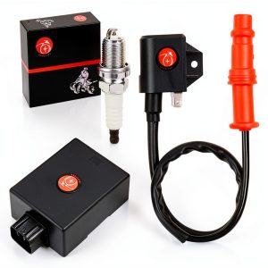 MOTO1988 Ignition Coil Kit for Polaris Ranger 500/400 with Spark Plug-0