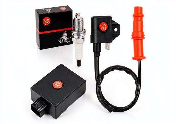 MOTO1988 Ignition Coil Kit for Polaris Ranger 500/400 with Spark Plug-0
