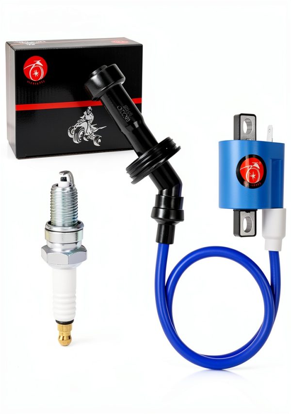 Ignition Coil & Spark Plug & Cap & boot For YAMAHA Raptor 660R Grizzly 660 Rhino 660 YFM 660 2001-2008-1