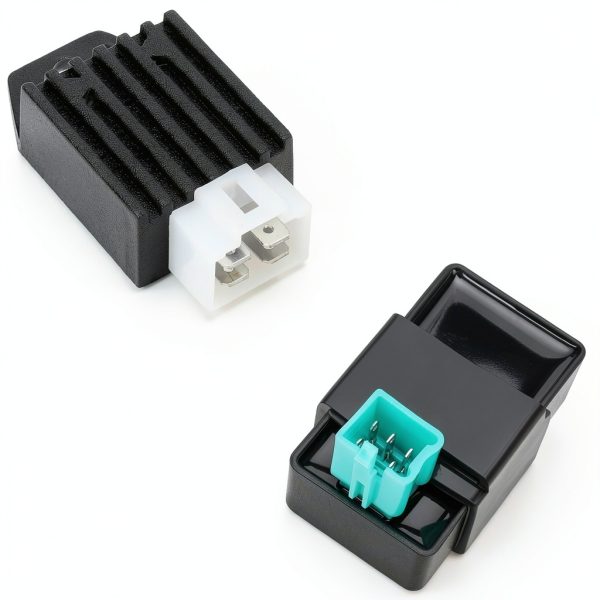 GREHUA Ignition Coil Starter Solenoid Voltage Regulator CDI Compatible with Tao tao Coolster 125cc 110cc 90cc Kazuma Baja Chinese ATV Quad 4 Wheeler SSR Lifan CRF70 4 Stroke Go Kart Dirt Bike Parts-3