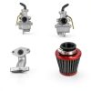 PZ20 Carburetor Ignition Coil Starter Motor Relay Voltage Regulator CDI Box Kit Compatible with Tao tao Coolster 125cc 110cc Kazuma Baja 50cc Chinese ATV Quad 4 Wheeler Go Kart Dirt Bike Parts-3