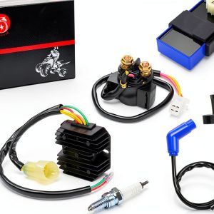 CDI BOX Ignition Coil Voltage regulator rectifier Relay Kit For HONDA 1993 FourTrax 300 TRX300 TRX300FW 30410-HC4-770-0