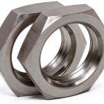 DERNORD Cast Pipe Fitting Steel Hex Locknut 1/2 Inch NPT Female Pack-0