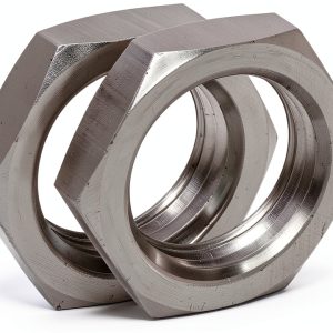 DERNORD Cast Pipe Fitting Steel Hex Locknut 1/2 Inch NPT Female Pack-0