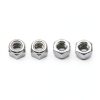 1/4-20 Nylon Insert Hex Lock Nuts Stainless Locknuts, Hex Drive, Bright Finish, 304 Stainless Steel 18-8 SS, Coarse Thread, 25 of Pack-6