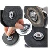 2Pcs Angle Grinder Flange Nuts with 5/8-11 Inch Thread, Quick Change Grinder Flange Locking Nut Metal Angle Grinder Nut for Replacement/Fixing Cutting Discs-5