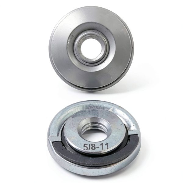 2Pcs Angle Grinder Flange Nuts with 5/8-11 Inch Thread, Quick Change Grinder Flange Locking Nut Metal Angle Grinder Nut for Replacement/Fixing Cutting Discs-6