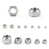 1/4-20 Nylon Insert Hex Lock Nuts Stainless Locknuts, Hex Drive, Bright Finish, 304 Stainless Steel 18-8 SS, Coarse Thread, 25 of Pack-3