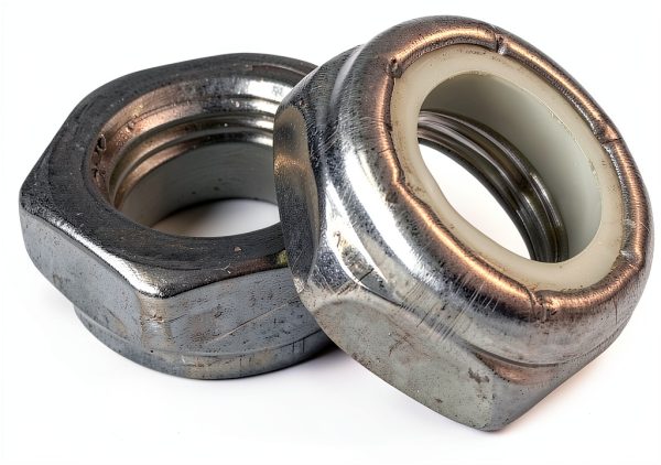 Stainless Steel Thin Jam Nylon Insert Lock Nuts 1/2-20 (pack of 10) Marine Bolt Supply-0