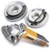 2Pcs Angle Grinder Flange Nuts with 5/8-11 Inch Thread, Quick Change Grinder Flange Locking Nut Metal Angle Grinder Nut for Replacement/Fixing Cutting Discs-2