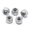 1/4-20 Nylon Insert Hex Lock Nuts Stainless Locknuts, Hex Drive, Bright Finish, 304 Stainless Steel 18-8 SS, Coarse Thread, 25 of Pack-0