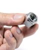 1/4-20 Nylon Insert Hex Lock Nuts Stainless Locknuts, Hex Drive, Bright Finish, 304 Stainless Steel 18-8 SS, Coarse Thread, 25 of Pack-7